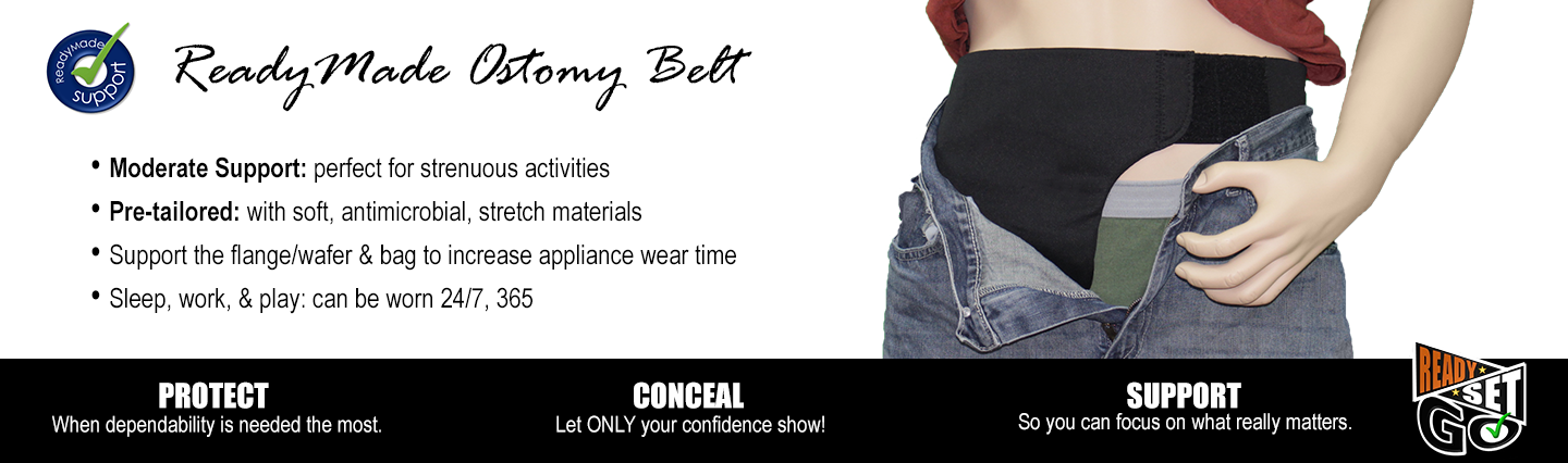 Pre-Sized Ostomy Support Belts | PouchWear