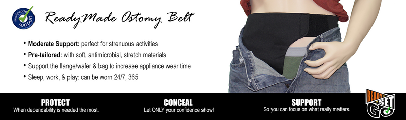 Pre-Sized Ostomy Support Belts | PouchWear