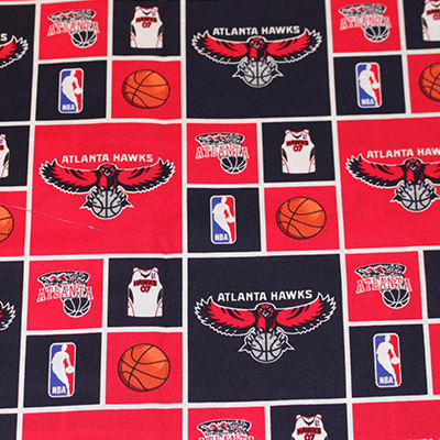 Atlanta Hawks Fabric Ostomy Pouch Cover