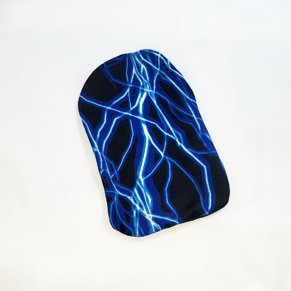 Blue Lightning Ostomy Pouch Cover | PouchWear.com