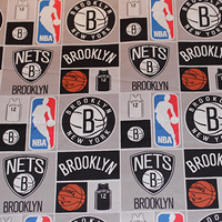 Brooklyn Nets Fabric Ostomy Pouch Cover