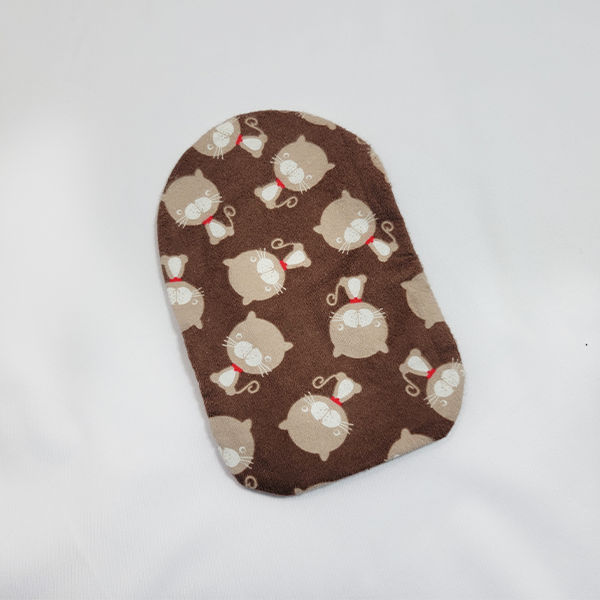 Brown Kitties Ostomy Pouch Cover | PouchWear.com