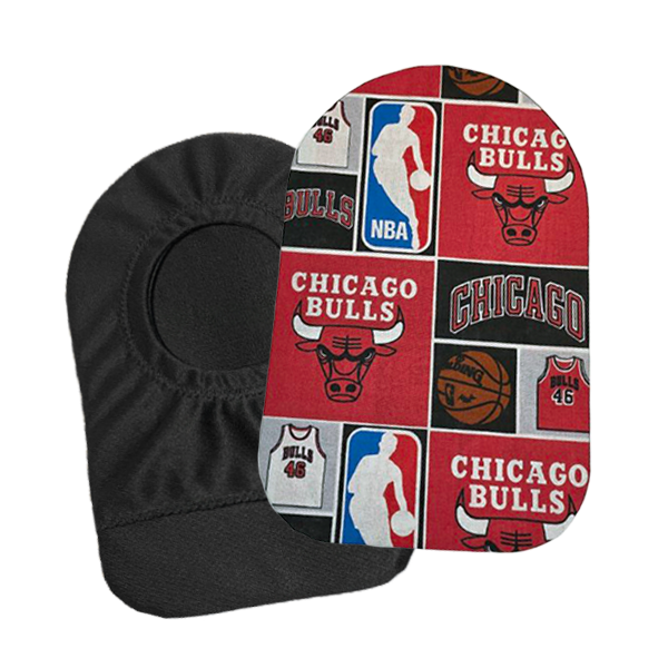 Chicago Bulls Fabric Ostomy Pouch Cover