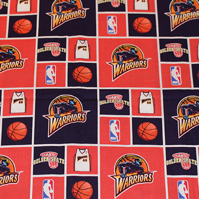 Golden State Warriors Fabric Ostomy Pouch Cover