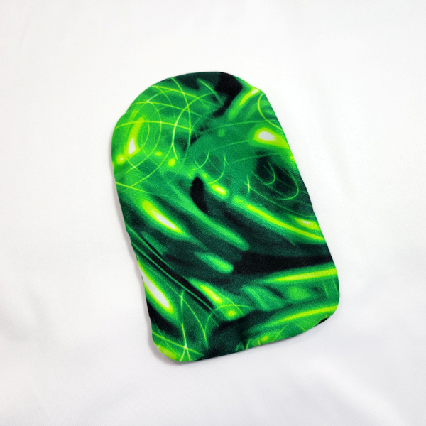 Green Swirls Ostomy Pouch Cover | PouchWear.com