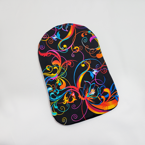 Rainbow Paisley Ostomy Pouch Cover | PouchWear.com