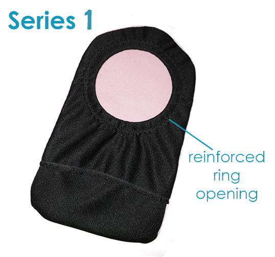 Come Closer Embroidered Ostomy Pouch Cover