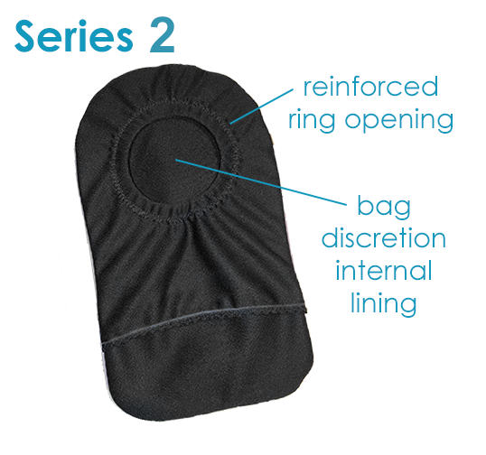 Come Closer Embroidered Ostomy Pouch Cover