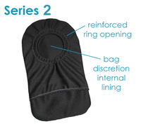 Come Closer Embroidered Ostomy Pouch Cover