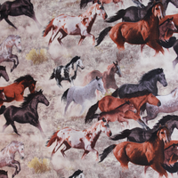 Solid & Print Fabric Specialization | Horses