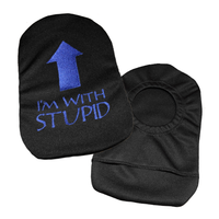 Embroidered Ostomy Pouch Cover | I'm With Stupid