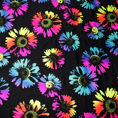 DesignWear Fabric Specialization | Rainbow Daisy | PouchWear